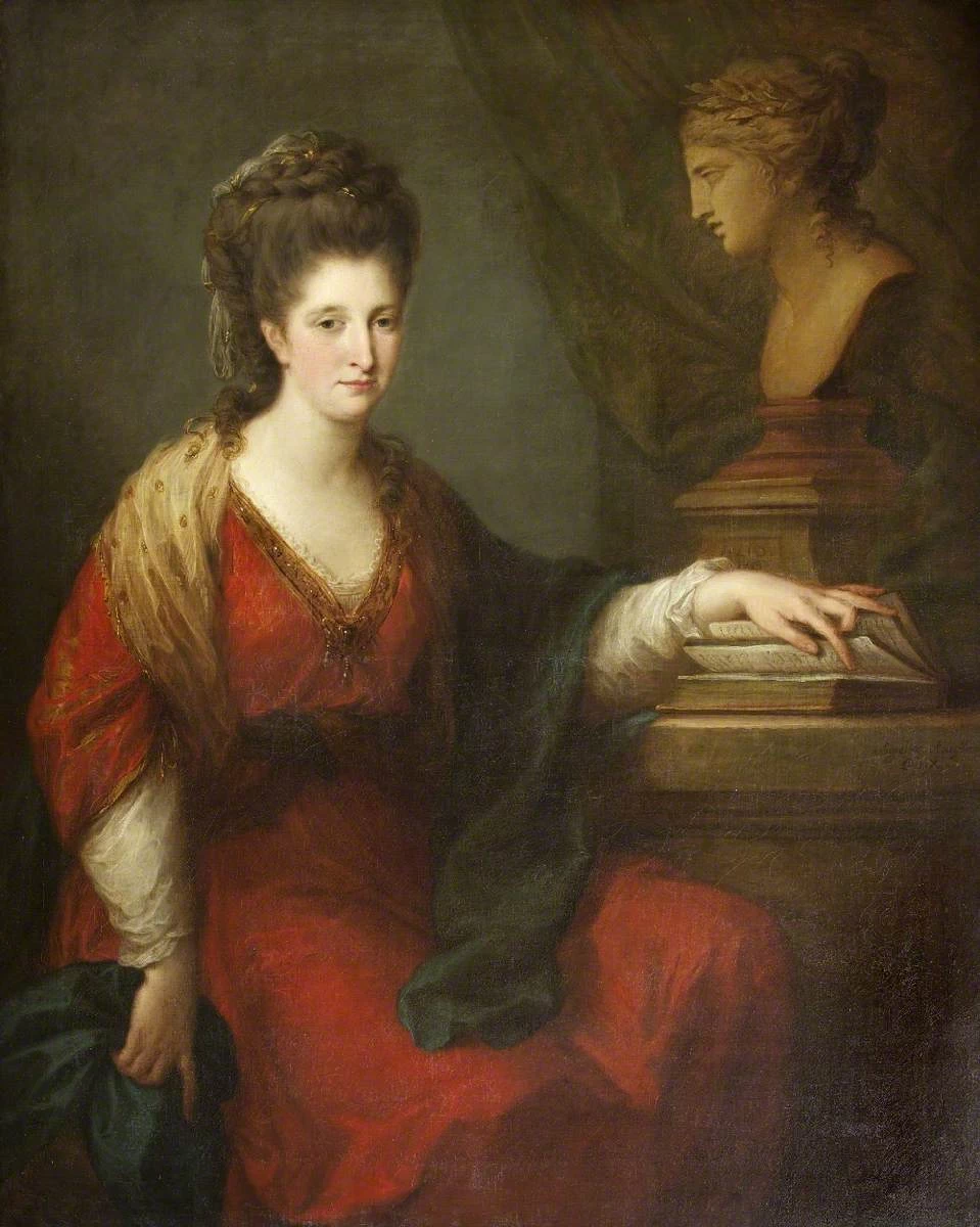 Angelika Kauffmann - 158, Ritratto di Frances Ann Acland (1735, 1736, 1800), Lady Hoare, National Trust